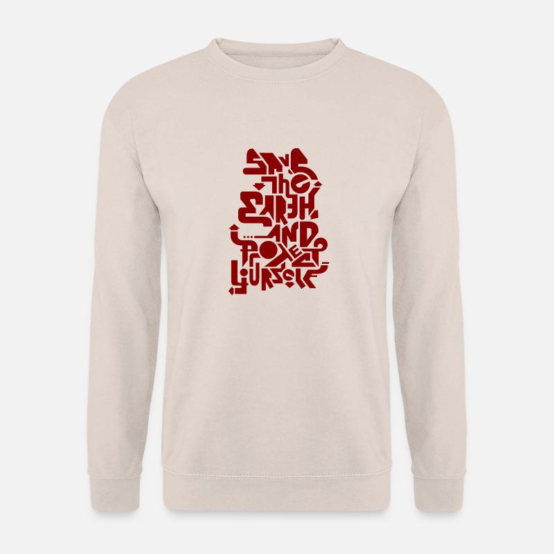 saveprotect_1f - Unisex Pullover - Sand