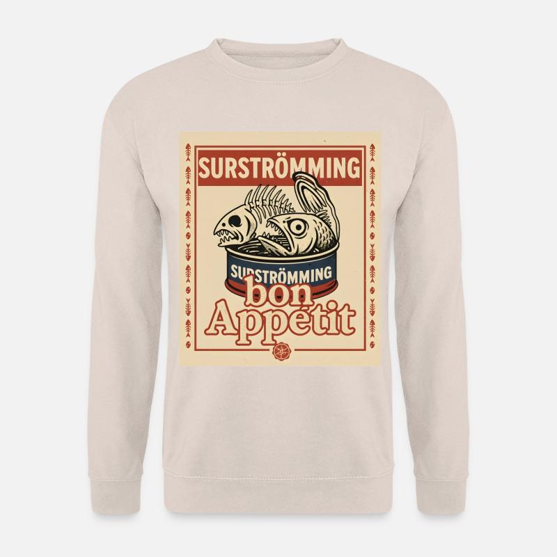 Surströmming Mutprobe Challenge - Unisex Pullover - Sand