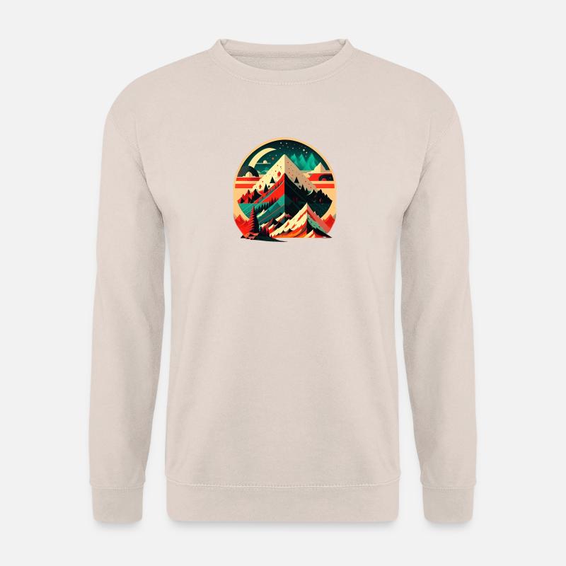Schweizer Berge - Unisex Pullover - Sand