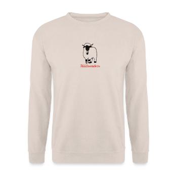 Bäähsonders 2 - Unisex Pullover - Sand - Vorne - Alina (178cm) & Michal (187cm)