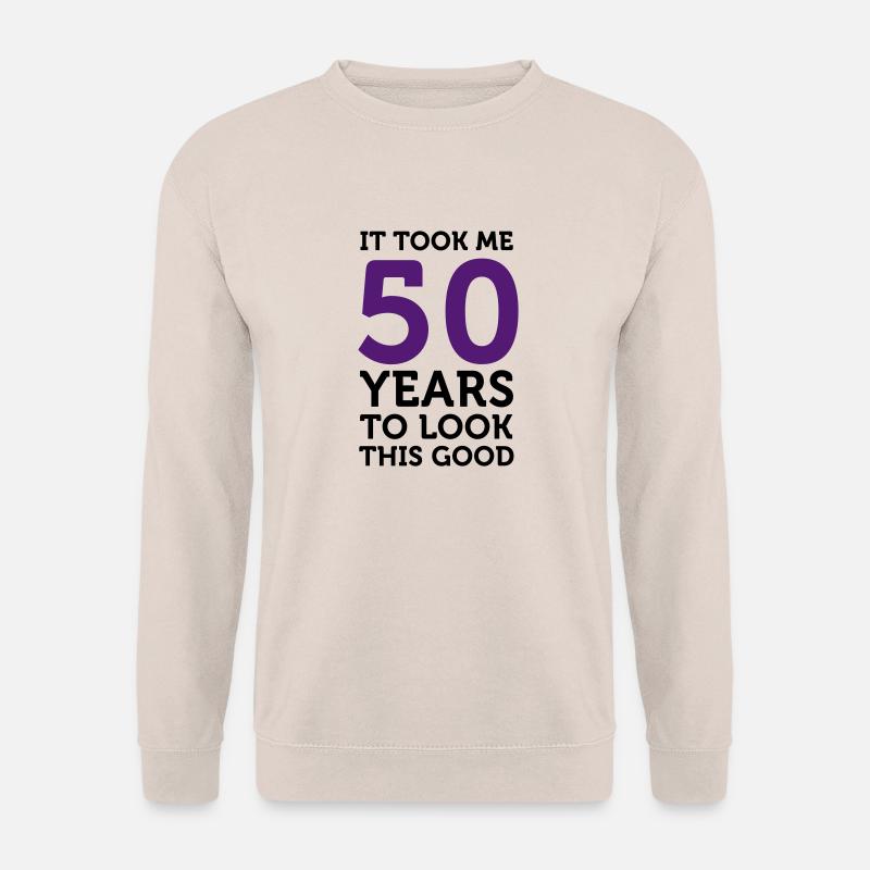 It took 50 years to look so good! - Unisex Sweatshirt - sand