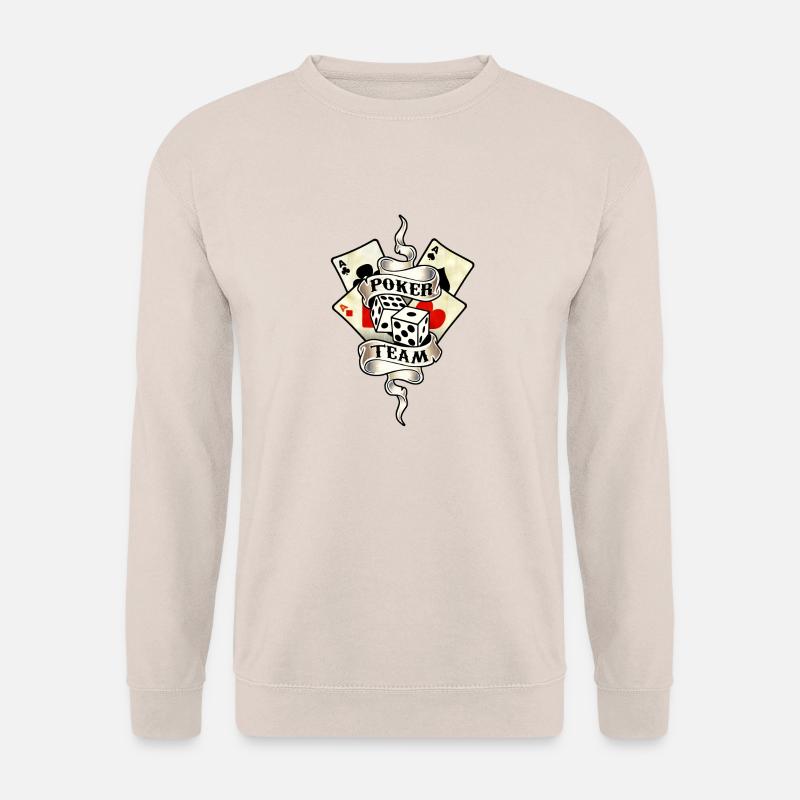 poker team design 8 - Unisex Pullover - Sand
