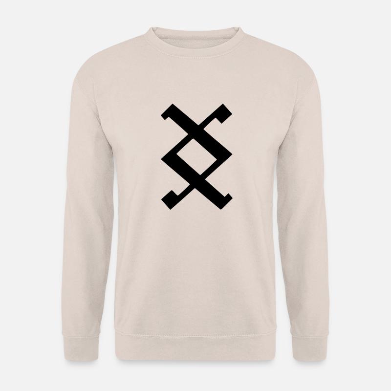 Wikinger Rune - Wo ein Wille ist ist auch ein Weg - Unisex Pullover - Sand