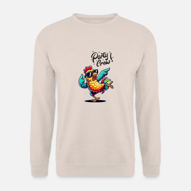 huhn party crew - Unisex Pullover - Sand