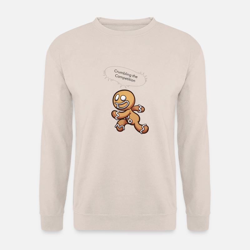 Zerbröckeln der Wettbewerbsdesigns - Unisex Pullover - Sand