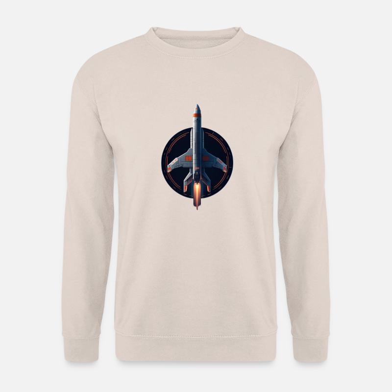 Space rocket - Unisex Sweatshirt - sand