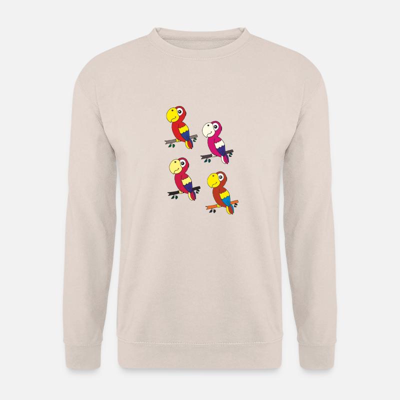 papageien treffen - Unisex Pullover - Sand