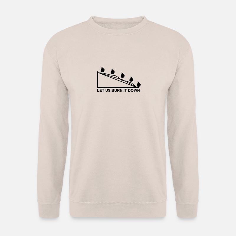 BURN DOWN CHART - Unisex Pullover - Sand