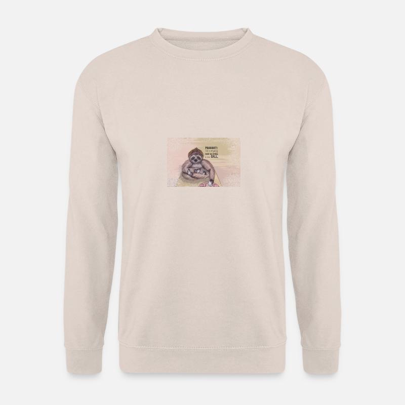 Fill is trying not to miss another call - Unisex Pullover - Sand