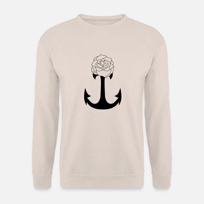 Ancre & Rose Tattoo - Unisex Pullover - Sand