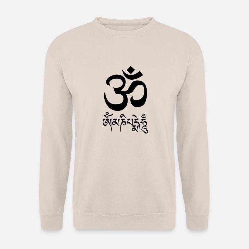 OM - Om Mani Padme Hume - Unisex Pullover - Sand