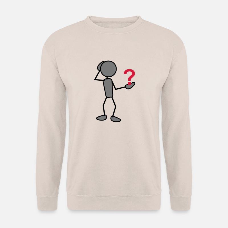 greyman_with_issues_at_hand_3c - Unisex Sweatshirt - sand