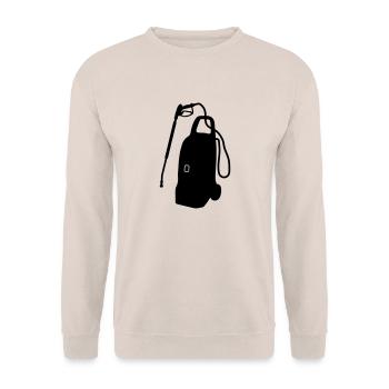 pressure_ washer_g1 - Unisex Sweatshirt - sand - Front - Alina (178cm) & Michal (187cm)