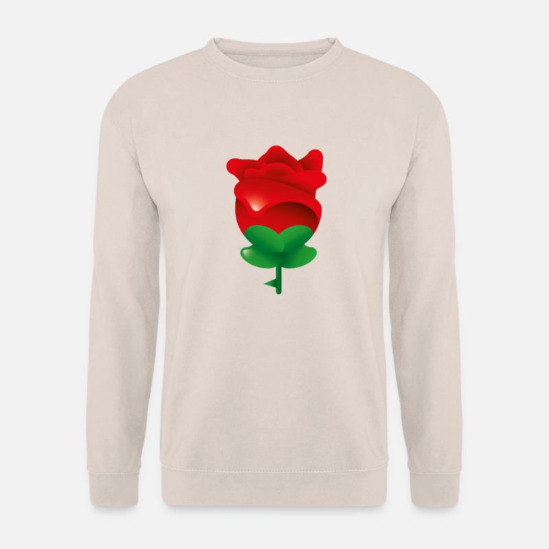 Smiley Rose - Unisex Sweatshirt - sand