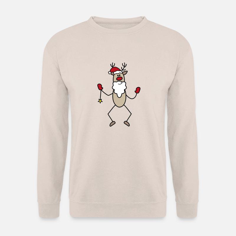 Lustiger Weihnachtsmann - Unisex Pullover - Sand