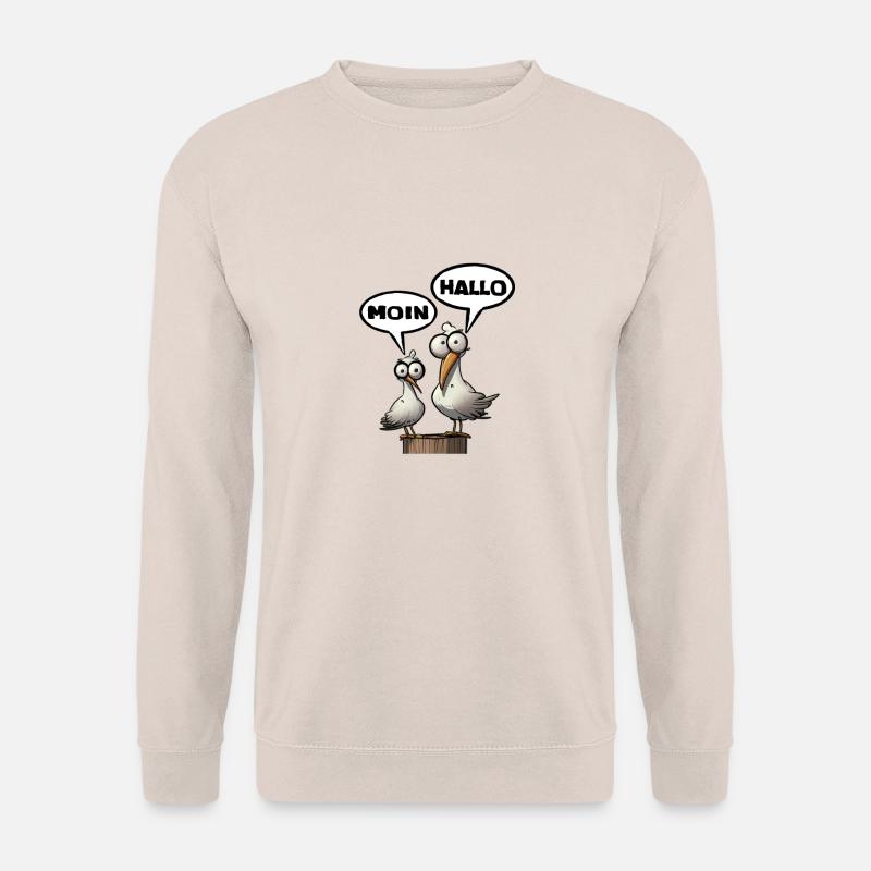 Moin Hallo - Unisex Pullover - Sand