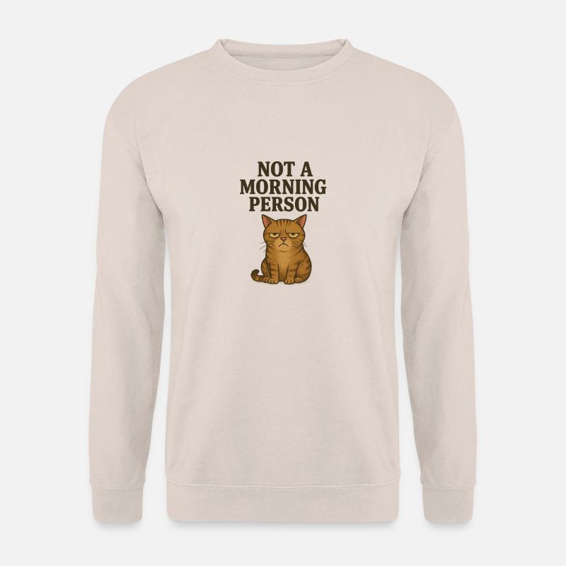 Morgendliche Katze - Unisex Pullover - Sand
