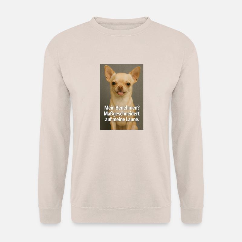 Mein Benehmen exzellent - Unisex Pullover - Sand