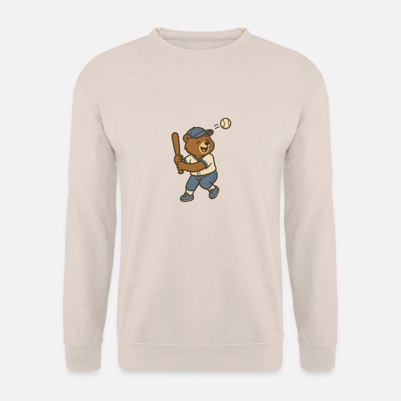 Baseball - Bär - Unisex Pullover - Sand