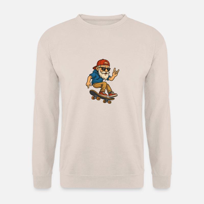 Skateboard Opa - Unisex Pullover - Sand