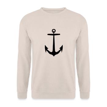 Anker - Unisex Pullover - Sand - Vorne - Alina (178cm) & Michal (187cm)