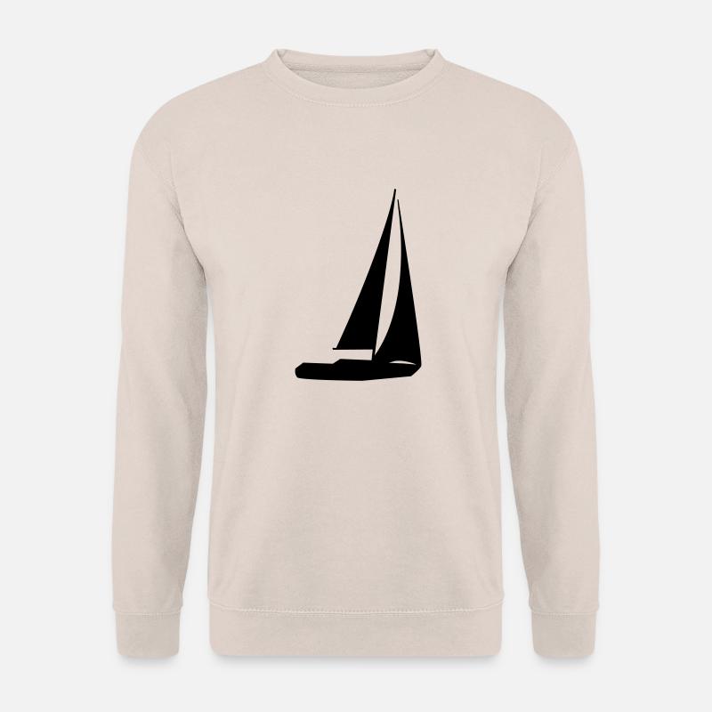 Segelboot_3 - Unisex Pullover - Sand