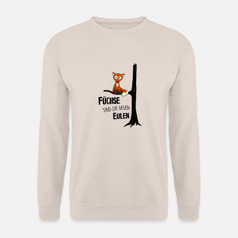 Fuchs wie Eule - Unisex Pullover - Sand