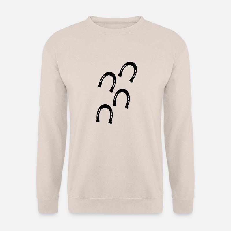 Pferden-Hufe - Unisex Pullover - Sand