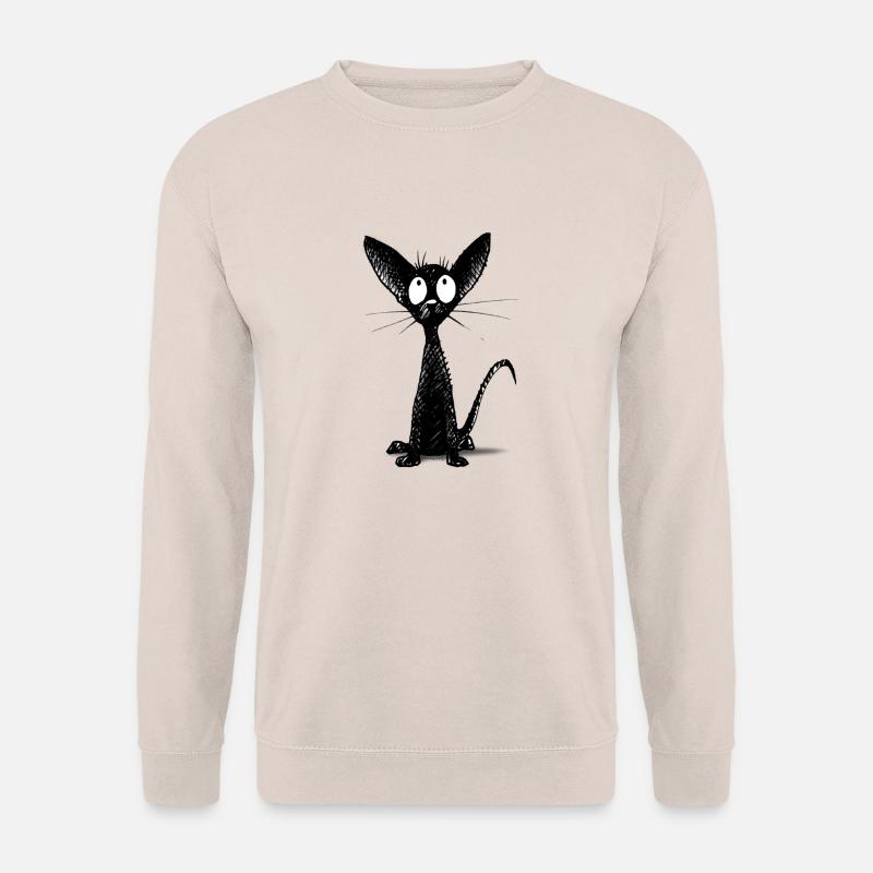 Kleine schwarze Katze - Unisex Pullover - Sand
