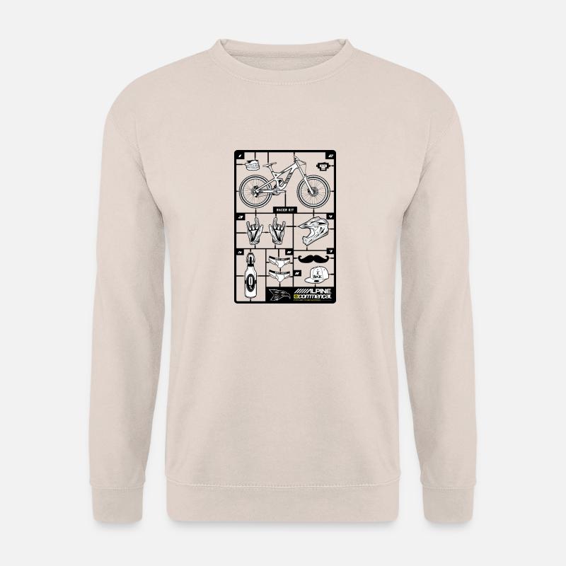 Downhill-Race-Kit - Unisex Sweatshirt - sand