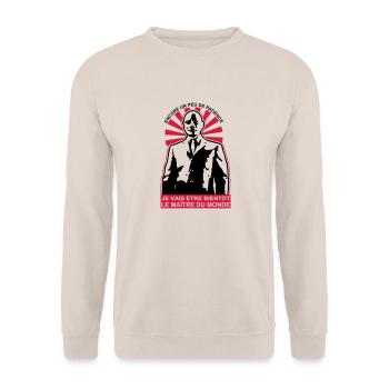 le maitre du monde - Sweat-shirt Unisexe - sable - Devant - Alina (178cm) & Michal (187cm)