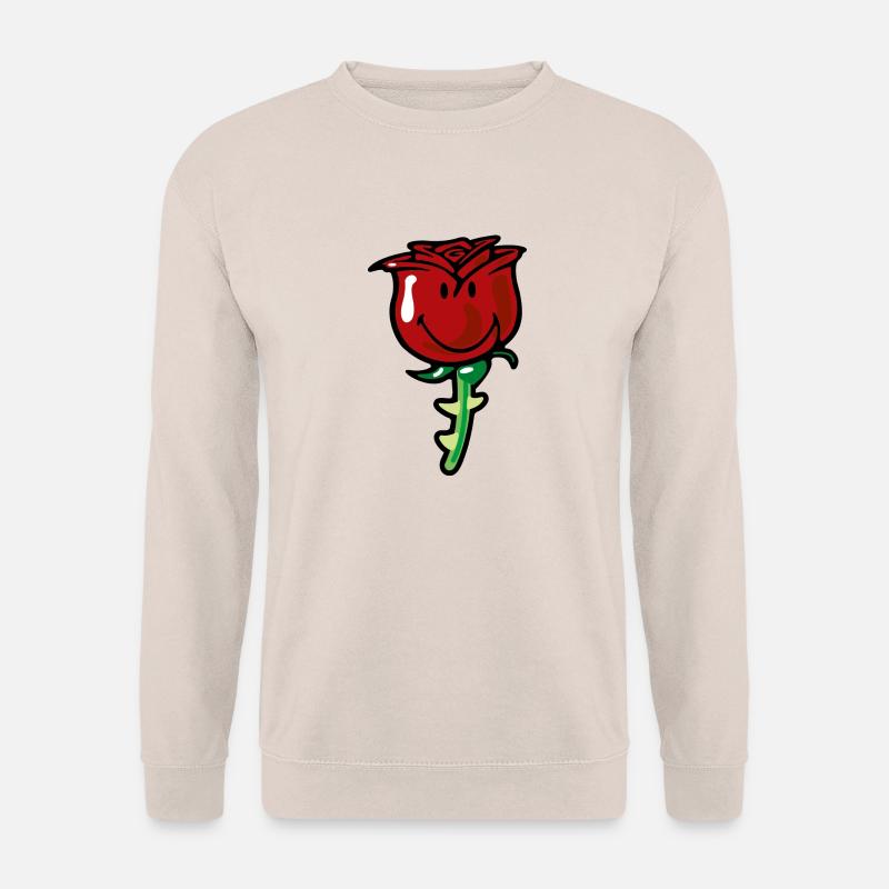 Smiley Rose - Unisex Pullover - Sand