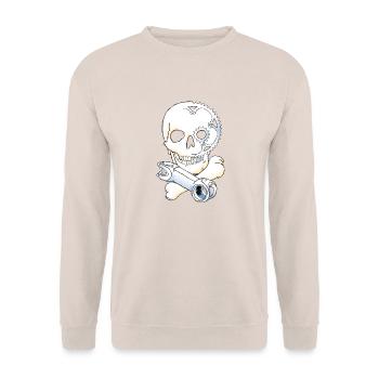 Sir Stemalot - Unisex Pullover - Sand - Vorne - Alina (178cm) & Michal (187cm)