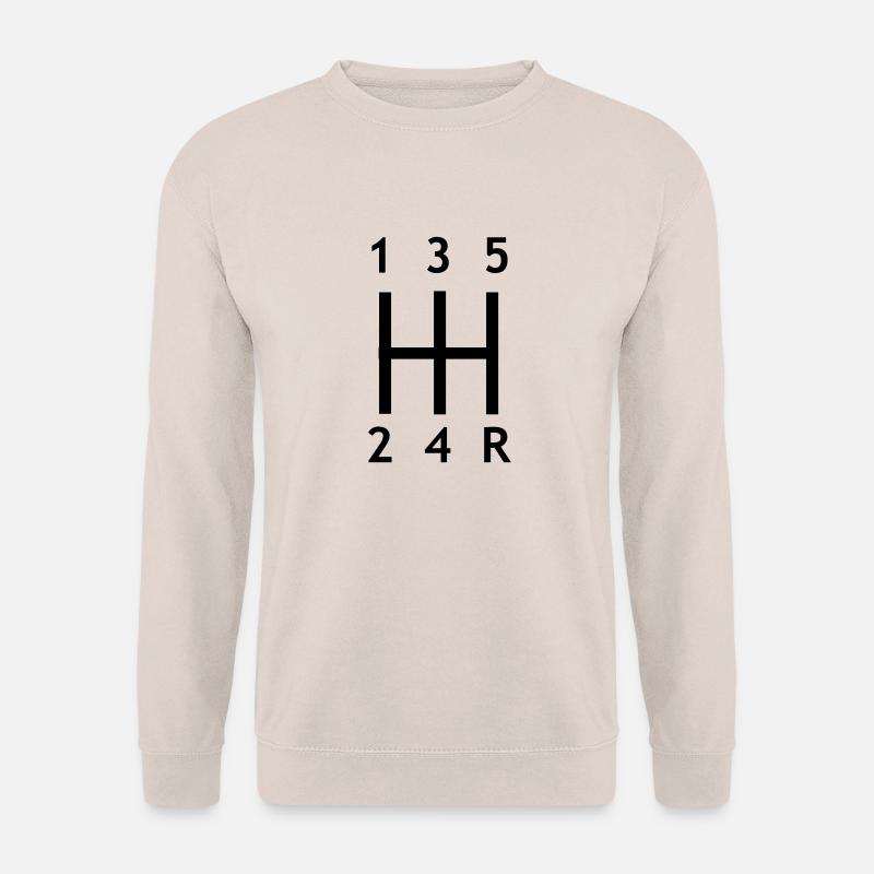 Gangschaltung - Auto - Unisex Pullover - Sand