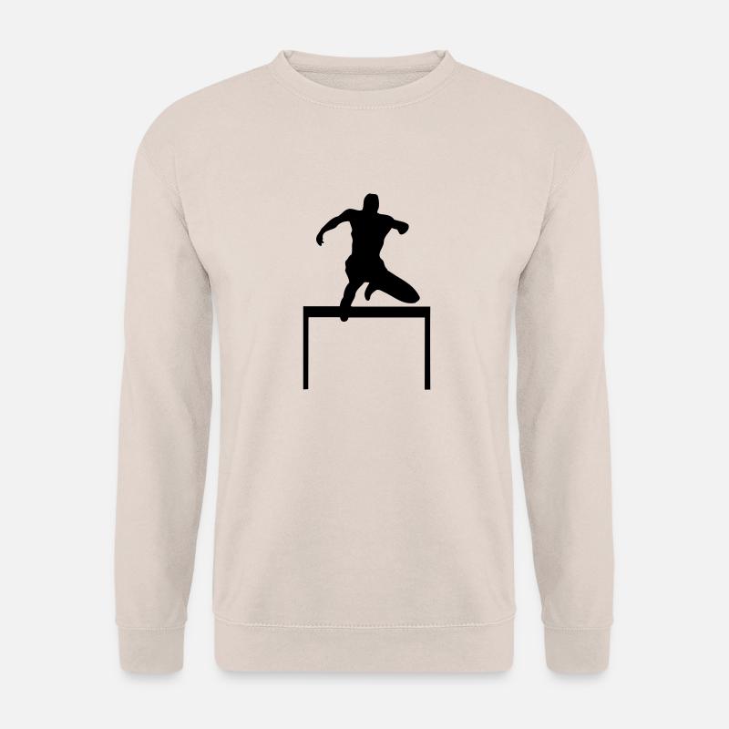 hurdle-race sport - Unisex Pullover - Sand