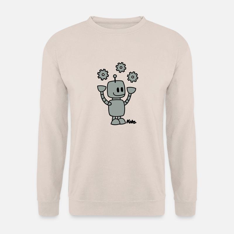 Roboter (2c) - Unisex Sweatshirt - sand