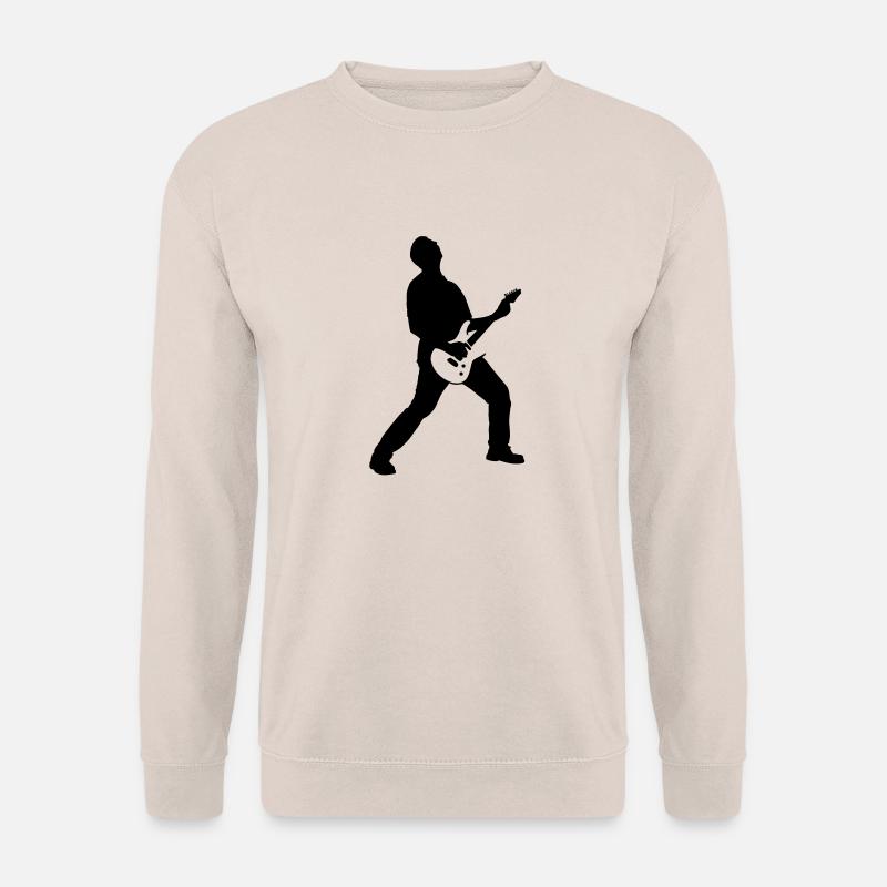 guitarrocker_032012_c_1c - Unisex Pullover - Sand
