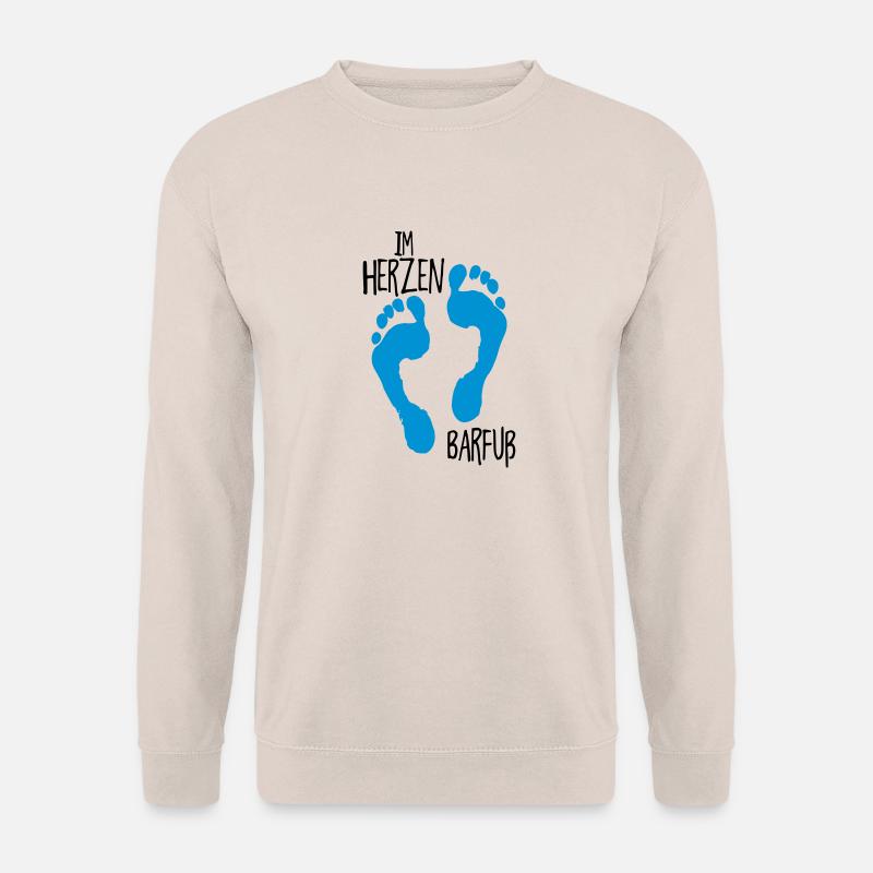 Im Herzen Barfuß - Unisex Pullover - Sand