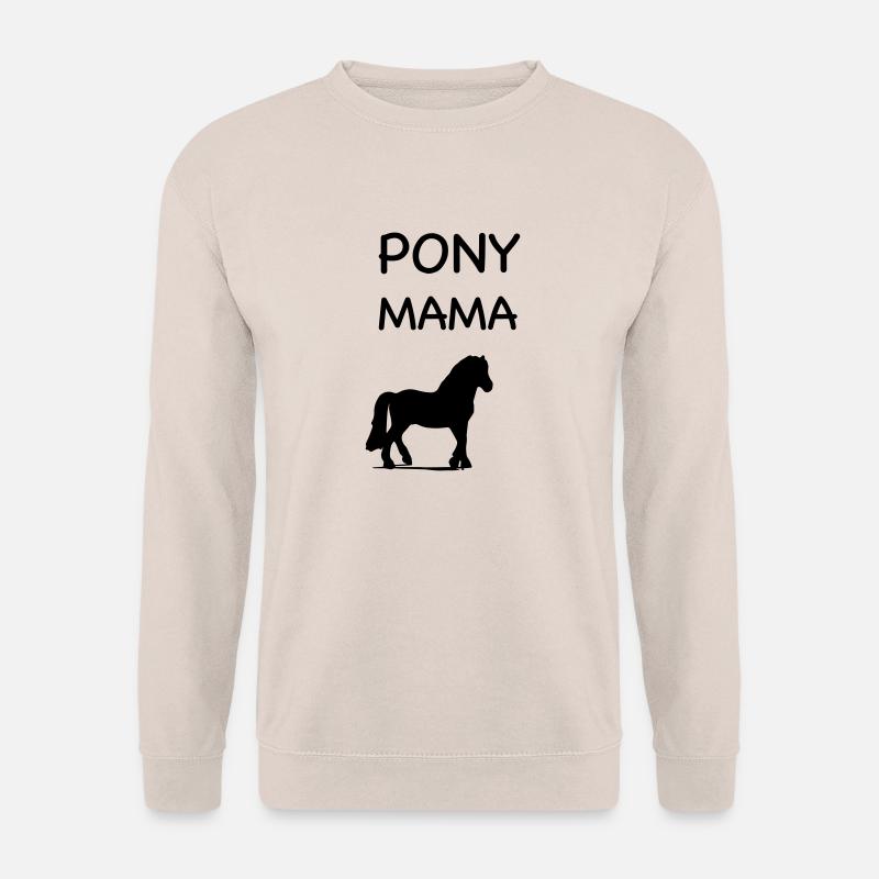 pony mama - Unisex Pullover - Sand