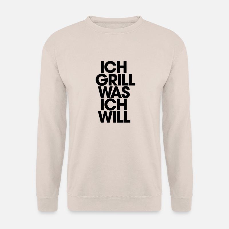 Ich grill was ich will - Unisex Pullover - Sand