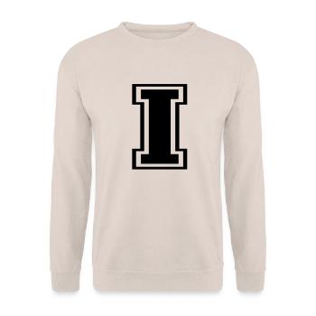 i - Unisex Pullover - Sand - Vorne - Alina (178cm) & Michal (187cm)