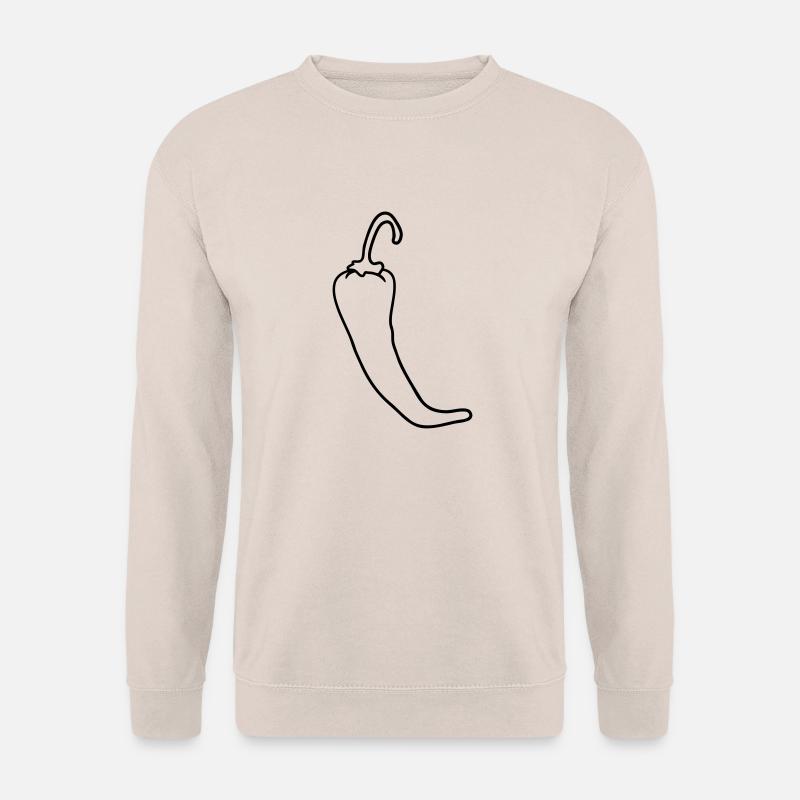Les piments Chili chaud chaud - Sweat-shirt Unisexe - sable