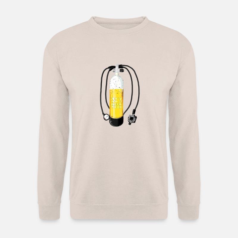 Beertrox Taucherflasche - Unisex Pullover - Sand