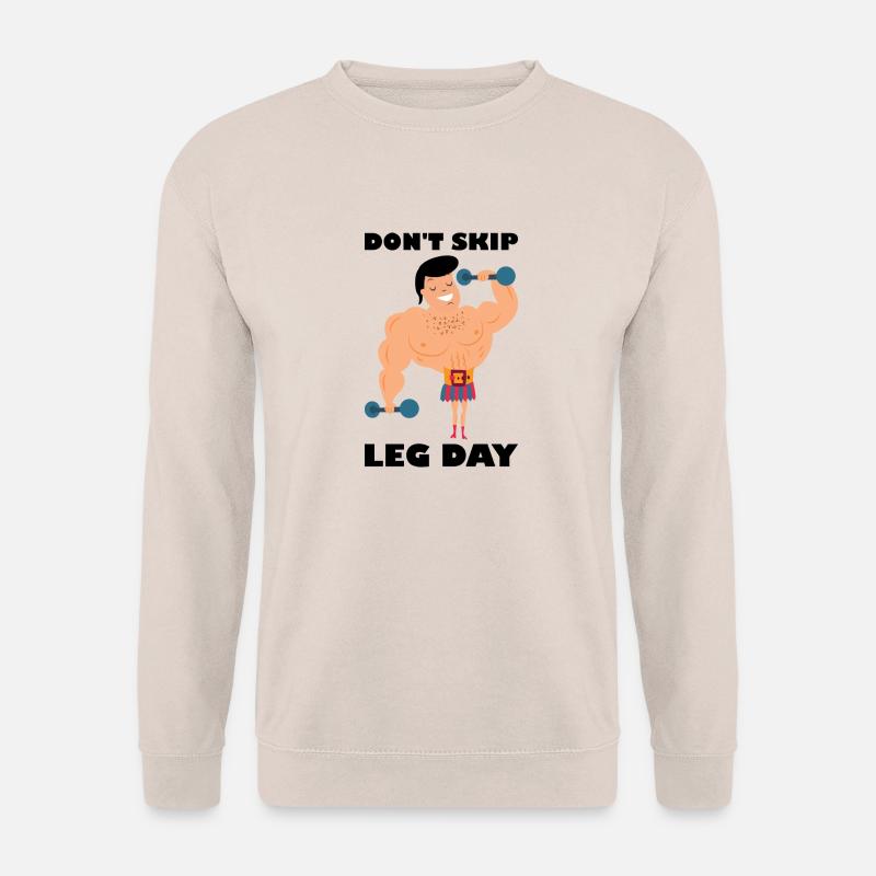 Don't skip leg day - Unisex Pullover - Sand