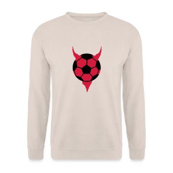 football_2 - Sweat-shirt Unisexe - sable - Devant - Alina (178cm) & Michal (187cm)