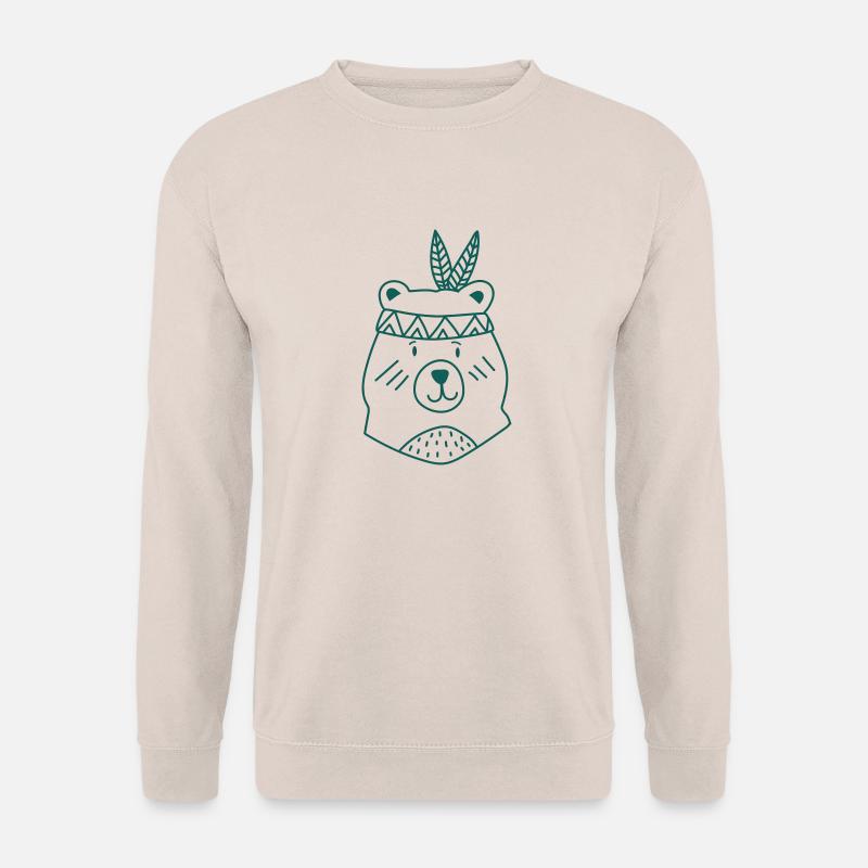 Bär Indianer - Unisex Pullover - Sand