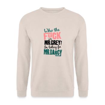 whothefk - Unisex Pullover - Sand - Vorne - Alina (178cm) & Michal (187cm)