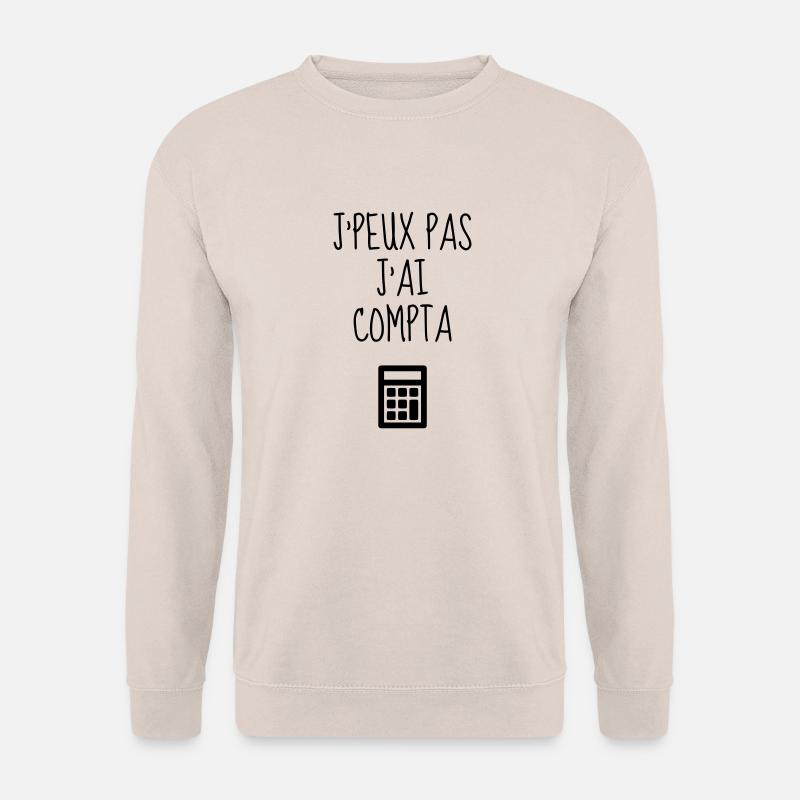 comptable / comptabilité / compter / chiffre - Sweat-shirt Unisexe - sable