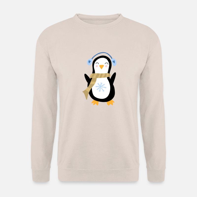 Winter Pinguin - Unisex Pullover - Sand