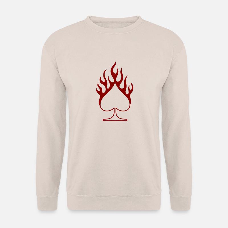 burning_pik - Unisex Pullover - Sand